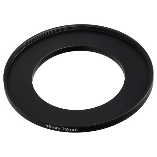VHBW 49mm-72mm Step-Up Gyűrűs Adapter Szűrőadapter