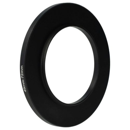 VHBW 49mm-72mm Step-Up Gyűrűs Adapter Szűrőadapter