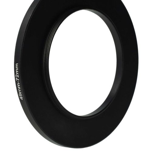 VHBW 49mm-72mm Step-Up Gyűrűs Adapter Szűrőadapter