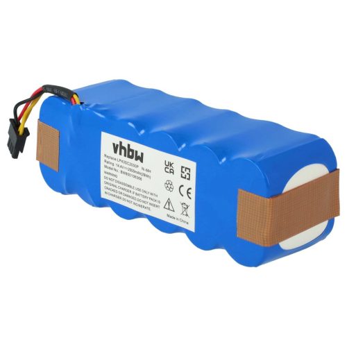 VHBW Akku für Ariete AT5186005100 - 2000 mAh, 14,4 V, NiMH
