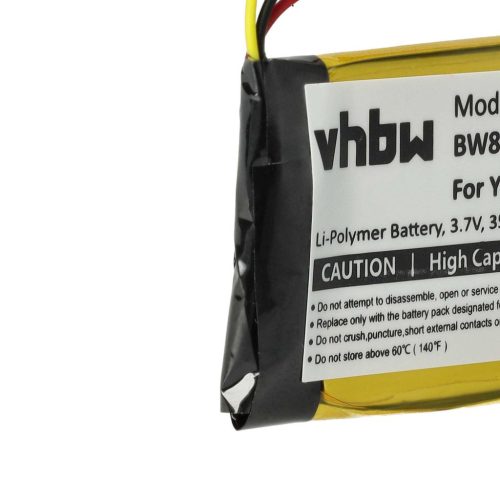 VHBW GoPro YD362937P Távirányító Elem - 350 mAh 3,7 V Li-polimer