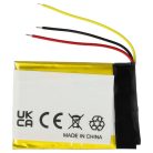 VHBW GoPro YD362937P Távirányító Elem - 350 mAh 3,7 V Li-polimer