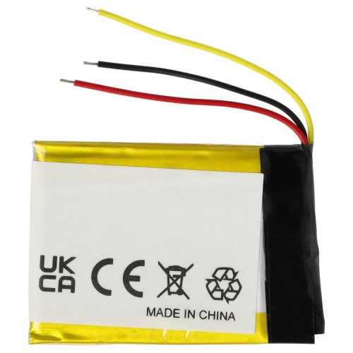 VHBW GoPro YD362937P Távirányító Elem - 350 mAh 3,7 V Li-polimer