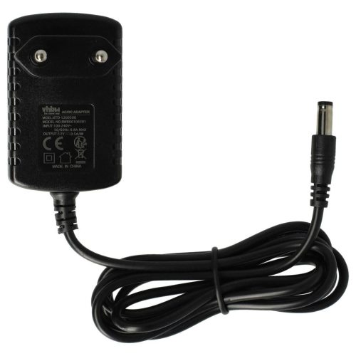 VHBW Power Adapter Tivoli VD120050L for AKG DAB Radio, VHF Radio, Kitchen Radio etc. - 200 cm