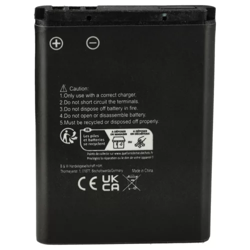 VHBW Wireless Headphone Battery Fiio HD533443 1S1P - 900 mAh 3.7 V Li-Ion