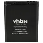 VHBW Wireless Headphone Battery Fiio HD533443 1S1P - 900 mAh 3.7 V Li-Ion