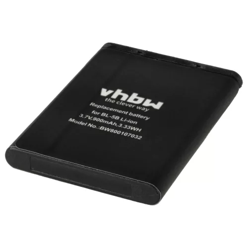 VHBW Wireless Headphone Battery Fiio HD533443 1S1P - 900 mAh 3.7 V Li-Ion