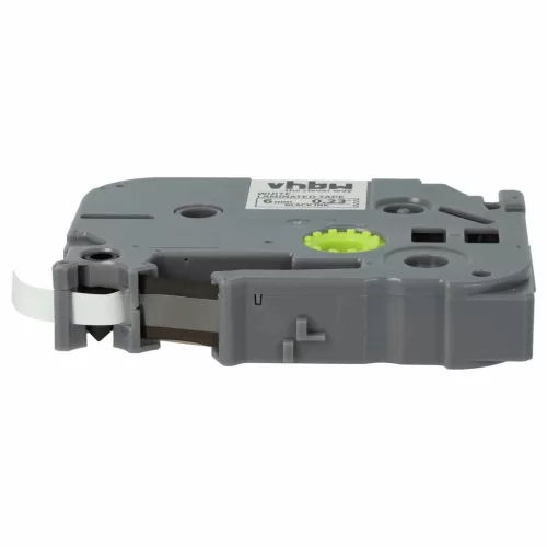 VHBW Brother TZE-211, TZ-211 Label Tape - 6 mm, Black-White