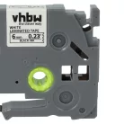 VHBW Brother TZE-211, TZ-211 Label Tape - 6 mm, Black-White