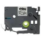 VHBW Brother TZE-211, TZ-211 Label Tape - 6 mm, Black-White