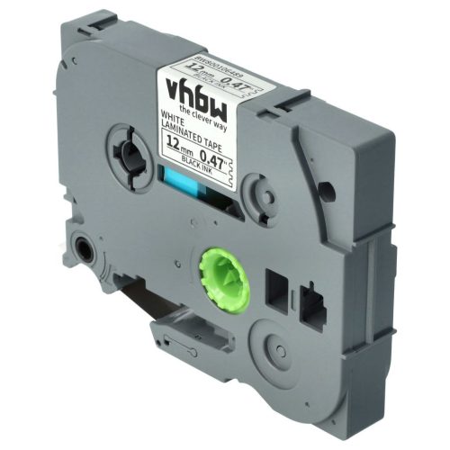 VHBW Brother TZE-231, TZ-231 Label Tape, 12 mm, Black-White