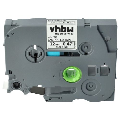 VHBW Brother TZE-231, TZ-231 Label Tape, 12 mm, Black-White