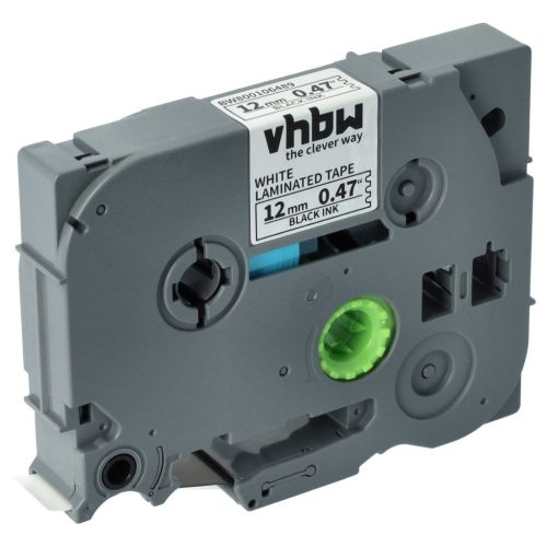 VHBW Brother TZE-231, TZ-231 Label Tape, 12 mm, Black-White