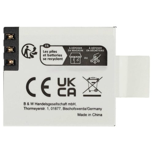 Videokamera akkumulátor EKEN PG1050-hez - 900 mAh 3,7 V Li-Ion