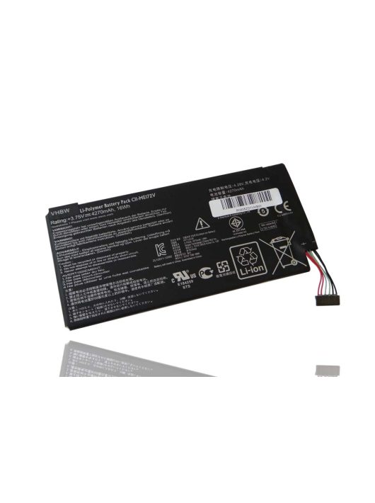 Notebook akkumulátor  Asus C11-ME172V - 4250 mAh 3,75 V Li-polimer, fekete