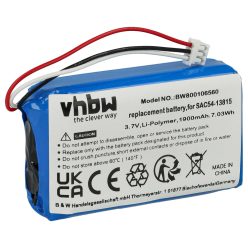   VHBW Hundetrainer Akku SAC54-13815 - 1900 mAh 3,7 V Li-Polymer