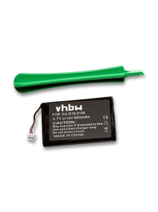 MP3-lejátszó akku Apple 616-0159-hez - 850 mAh 3,7 V Li-polimer