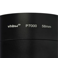   VHBW 58 mm Filter Adapter for Nikon Coolpix P7000, P7100 Lens
