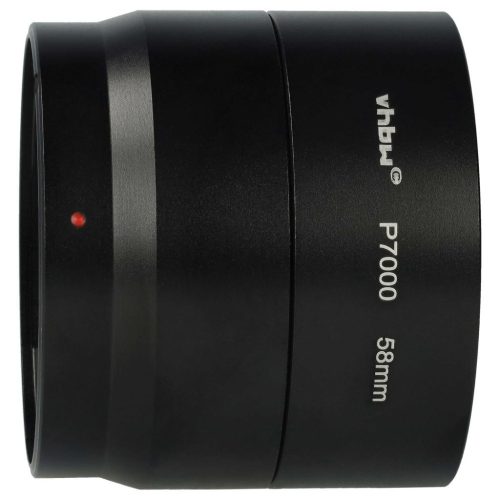 VHBW 58 mm Filter Adapter for Nikon Coolpix P7000, P7100 Lens
