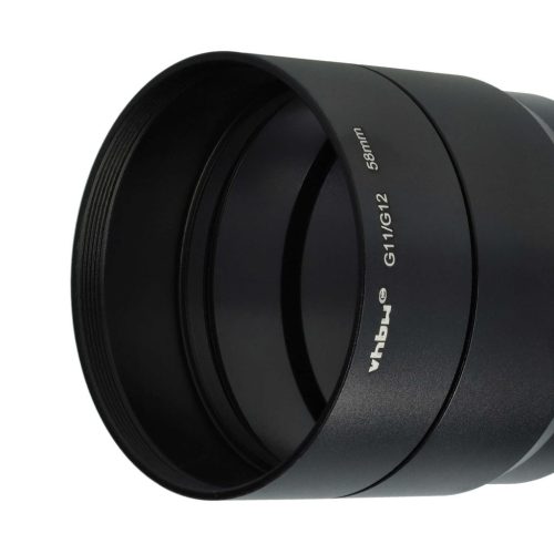 VHBW Canon PowerShot G10/G11/G12 58mm Filter Adapter