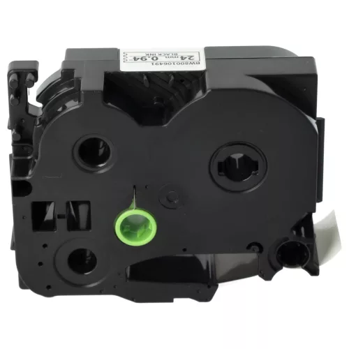 VHBW Label Tape Brother TZ-251, TZE-251 - 24 mm Black-White