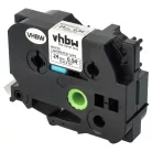 VHBW Label Tape Brother TZ-251, TZE-251 - 24 mm Black-White