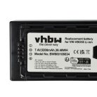 Videokamera Akku für Panasonic VW-VBD58 - 5200 mAh 7,4 V Li-Ion