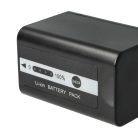 Videokamera Akku für Panasonic VW-VBD58 - 5200 mAh 7,4 V Li-Ion