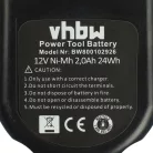 VHBW Electric Tool Battery A9252 - 2000 mAh 12 V NiMH