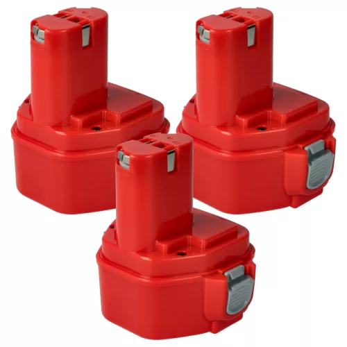 3x Battery replaces Klauke RA4, RA5, RA3 Electric Power Tool - 3000 mAh, 12 V, NiMH