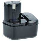 VHBW Electric Tool Battery Hitachi 320608, 320606, 320388, 320387, 320386 - 2100 mAh 12 V NiMH