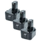 VHBW Electric Tool Battery Hitachi 320608, 320606, 320388, 320387, 320386 - 2100 mAh 12 V NiMH