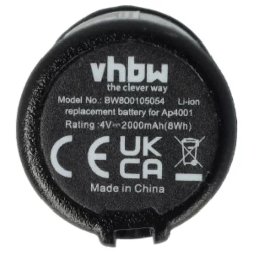 VHBW Electric Tool Battery Ryobi AP4001 - 2000 mAh 4 V Li-Ion