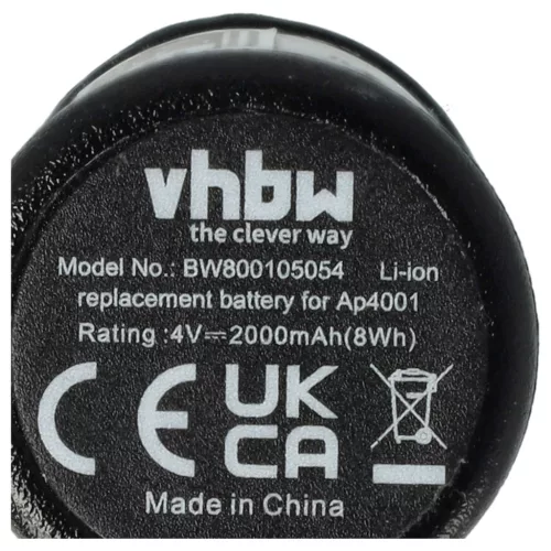VHBW Electric Tool Battery Ryobi AP4001 - 2000 mAh 4 V Li-Ion