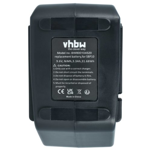 VHBW Electric Tool Battery Hilti 334584, 315078, 265605, SBP10 - 3300 mAh 9.6 V NiMH