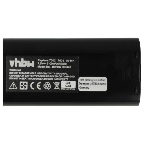 VHBW Electric Tool Battery Einhell 91011 - 2100 mAh 7.2 V NiMH