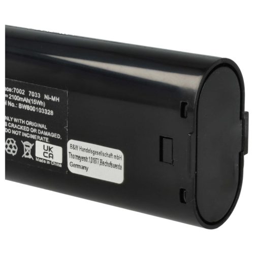 VHBW Electric Tool Battery Einhell 91011 - 2100 mAh 7.2 V NiMH