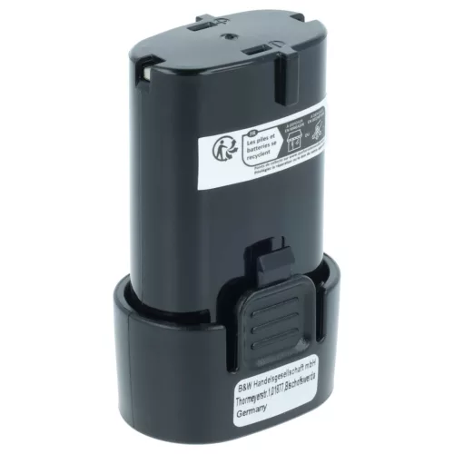 VHBW Elektrowerkzeug Akku Makita BL7010, 194356-2, 194355-4 - 2000 mAh 7,2 V Li-Ion