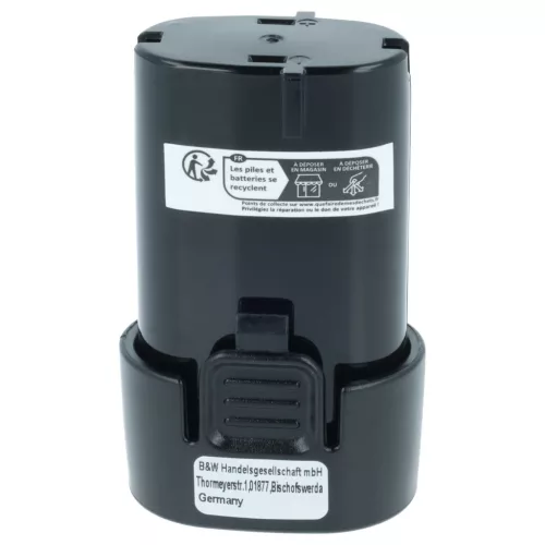 VHBW Elektrowerkzeug Akku Makita BL7010, 194356-2, 194355-4 - 2000 mAh 7,2 V Li-Ion