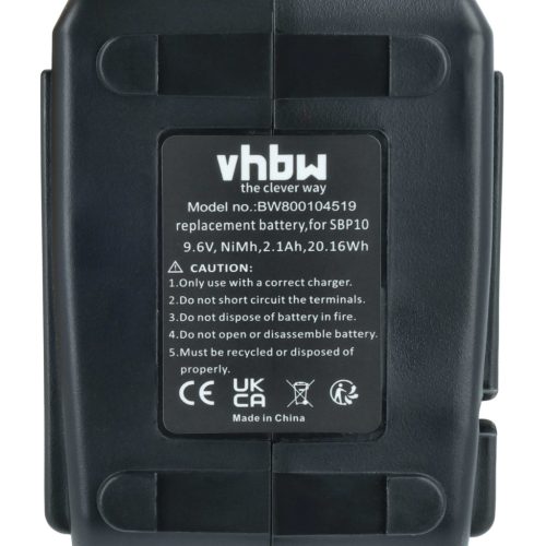 VHBW Electric Tool Battery Hilti SPB105, 265605, 334584, 315078, SBP10 - 2100 mAh 9.6 V NiMH
