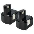 VHBW Electric Tool Battery Hitachi 319104, 315129, 315130, 315128 - 2100 mAh 14.4 V NiMH