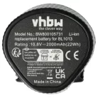 VHBW Electric Tool Battery Makita 194551-4, 194588-1, 194550-6 - 2000 mAh 10.8 V Li-Ion