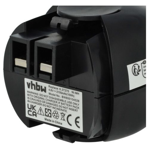 VHBW Elektrowerkzeug Akku 6.27270, 6.27271, 6.27273, 6.31858, 60005952 - 2100 mAh 4,8 V NiMH
