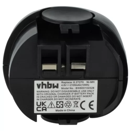 VHBW Electric Tool Battery 6.27270, 6.27271, 6.27273, 6.31858, 60005952 - 2100 mAh 4.8 V NiMH
