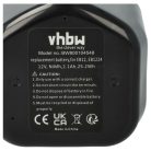 VHBW Elektrowerkzeug Akku Hitachi EB12B, EB12G, EB1224, EB12, EB12M - 2100 mAh 12 V NiMH