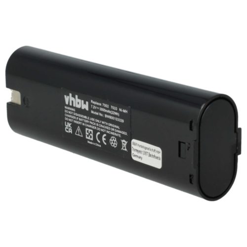 VHBW Electric Tool Battery Einhell 91011 - 3000 mAh 7.2 V NiMH