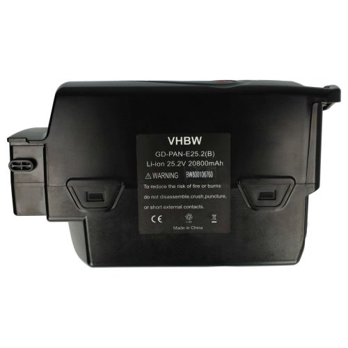 VHBW Akku für Panasonic Flyer-Serie, schwarz, Li-Ion, 26V, 20.8Ah