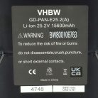 VHBW Battery for Panasonic Flyer series, black, Li-Ion, 26V, 15.6Ah
