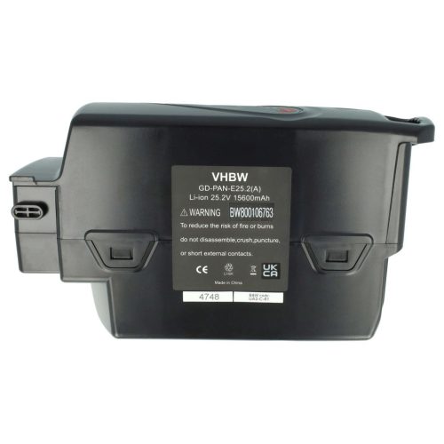 VHBW Battery for Panasonic Flyer series, black, Li-Ion, 26V, 15.6Ah