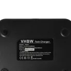 VHBW Battery Charger for Bosch Digital Cameras Compatible with Olympus Li-40C - 0.5 / 0.9 A, 4.2 / 8.4 V